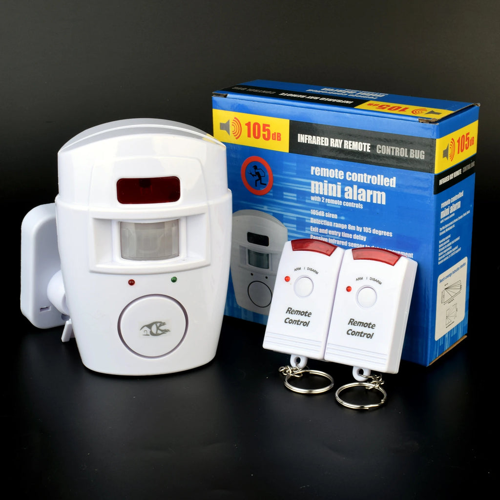 Home Smart Wireless Home Security PIR Alert Infrared Sensor Alarm System Anti-theft Motion Detector Alarm 105DB Siren