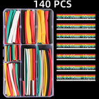 2:1 Times Shrink,Heat Shrink Tube Set,Polyolefin,Insulated Heat Shrinkable Sleeve for Wire Connection and Data Line Protection