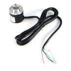 Encoder 600P/R Magnetoelectric Incremental Rotation Encoder 5V‑24V  2‑Phases Shaft 6mm Magnetoelectric Rotation Encoder