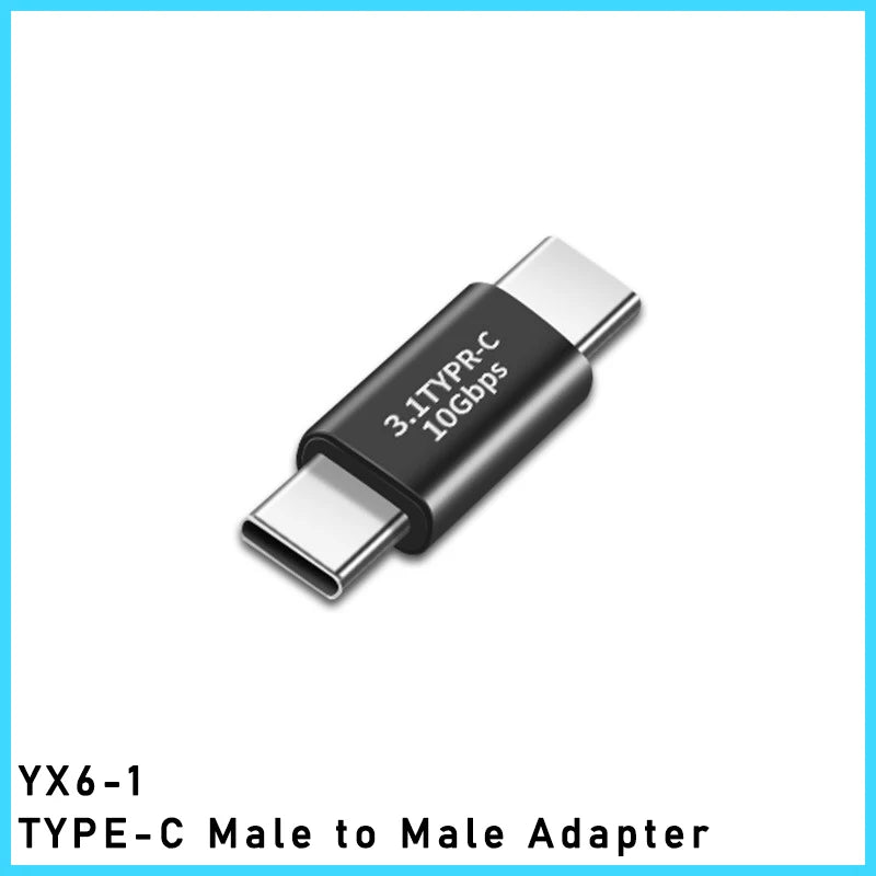 Universal  Type-C Adapter USB-C Male to TYPE-C Male Female Converter for Macbook Huawei Samsung Xiaomi Ipad Connector