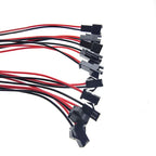 5Pairs Long JST SM 2P 3P 4P 5P 6P Plug Male to Female Wire Connector SM2P LED Connectors 2.54mm 10CM/20CM/30CM