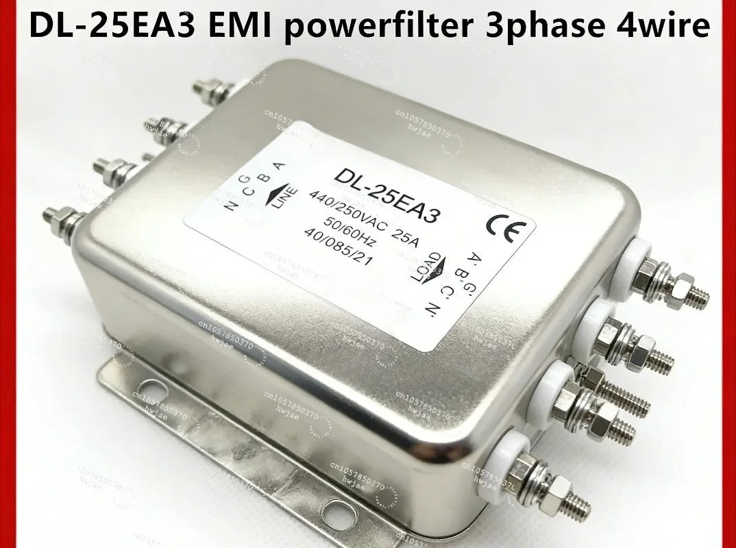 For Three-phase Four Wire [ZOB] 100% NEW And Original Jianli DL-25EA3 EMI Industrial Grade Power Filter