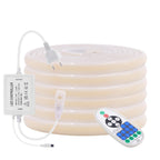Wall Touch Wifi Bluetooth COB LED Neon Strip Light 220V Dimmable 23key Remote Control Power Kit AC 220V 288LED/m Waterproof Rope