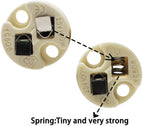 5pcs Bi-Pin Base G4 G6.35 GY6.35 GX5.3 MR16 GZ4 MR11 GU5.3 G5.3 M10 0.75mm Halogen Incandescent Led Socket Ceramic Lamp Holder
