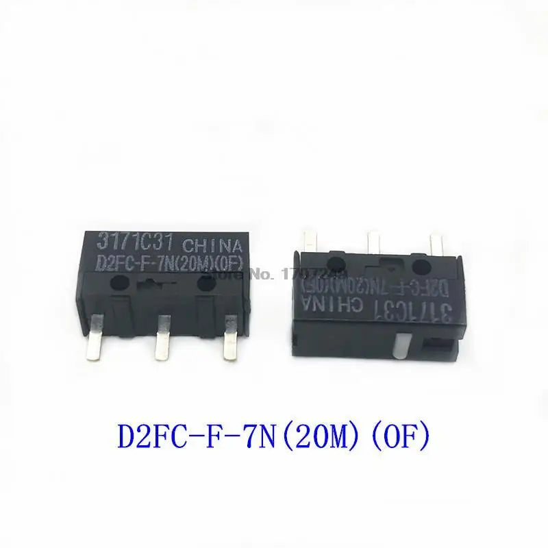 Free Shipping 10Pcs Micro Switch D2FC-F-7N 10M 20M OF D2FC-F-K 50M 60MN D2F D2F-F D2F-01 D2F-L D2F-01F D2F-F-3-7 button switches