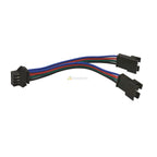 2pcs 2pin 3Pin 4Pin SM Splitter 1 To 2 3 4 LED Connector JST Male Female Connector Wire Cable For WS2812 WS2811 WS2801 Led Strip