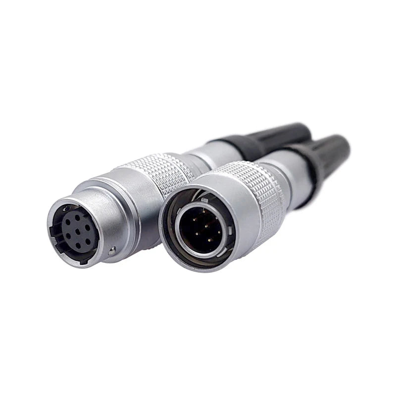 YC8 Mini Circular Connectors 8mm 2 3 4 5 6 7pin Sensor Connector Docking Push Pull Self Lock 8mm