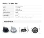 Pulse Steering Wheel Manual CNC, 60mm, 100PPR, Manual Pulse Generator, Rotary Encoder, Steering Machine, Electronic Handwheel