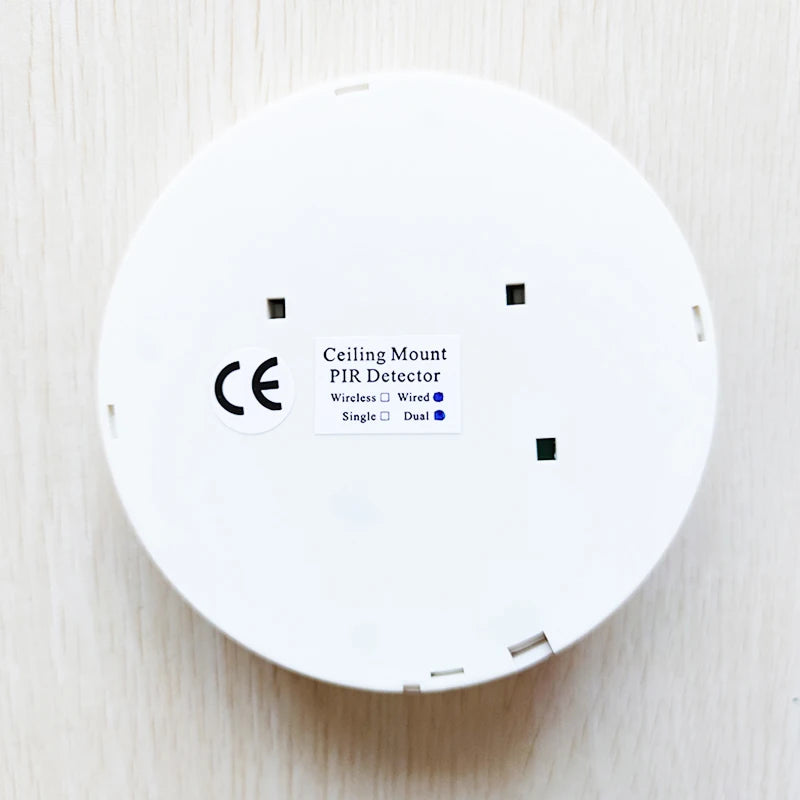 1/2pc Wired Ceiling Microwave+PIR Motion Sensor Motion Detector Alarm 360° Detection Movement Alarm Pet Immune for Home Security