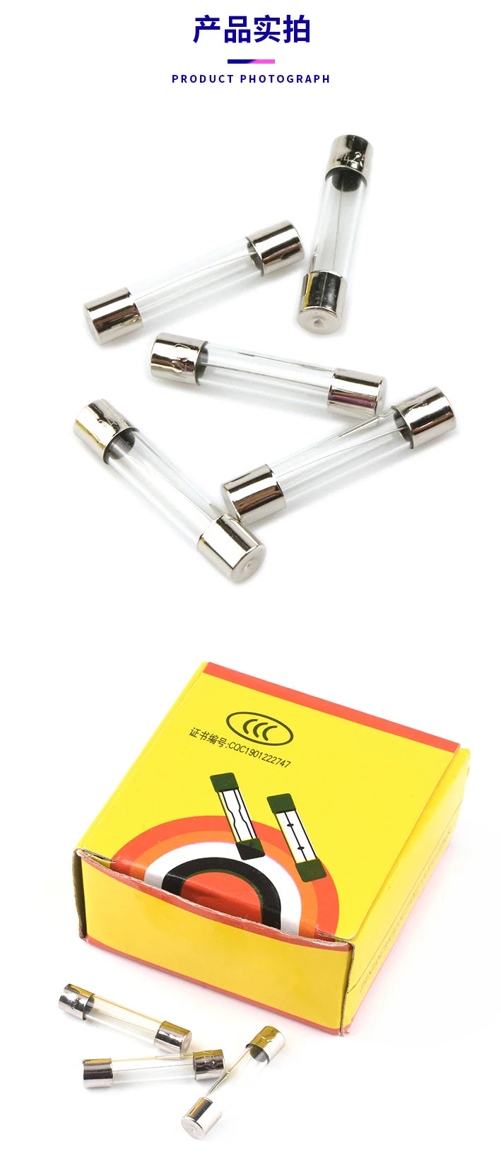 10pcs Glass Tube Fuse 6X30MM 0.1A 0.2A 0.5A 1A 2A 3A 4A 5A 6.3A 8A 10A 12A 15A 20A 30A 25A 250V Fast Blow Fuses