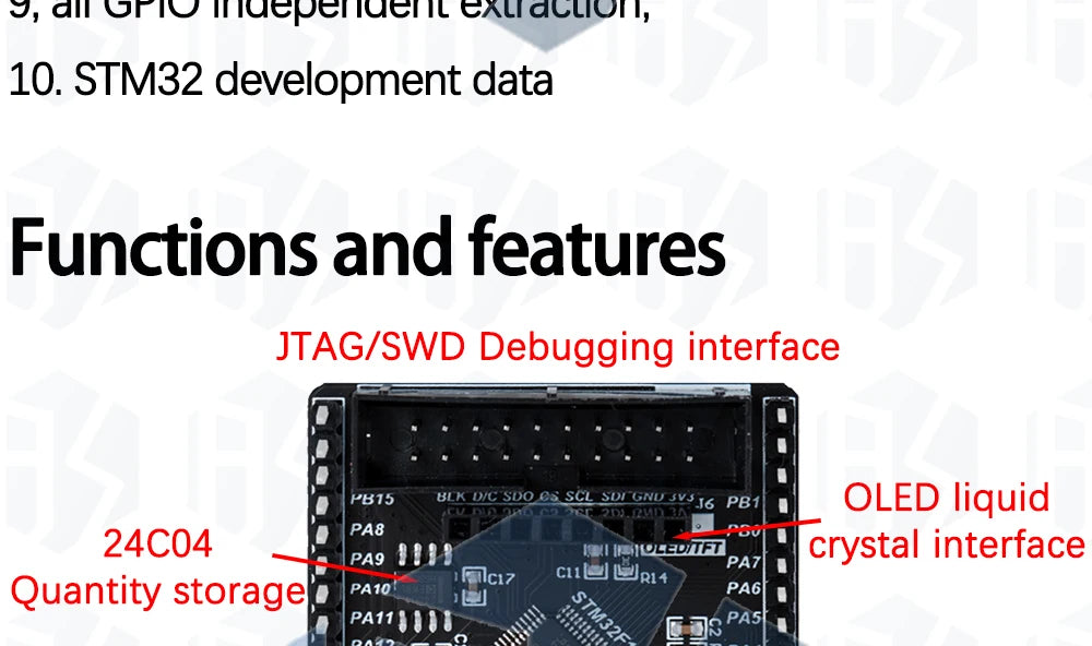 STM32F103C8T6 stm32f103 stm32f1 STM32 system board learning board evaluation kit development board
