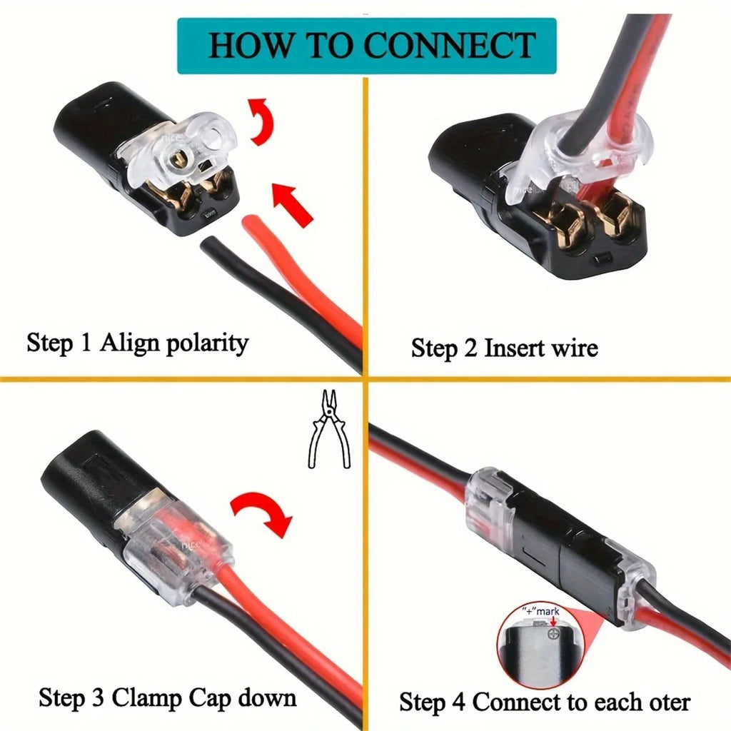 Premium Universal Automotive Wire Connector Plug Detachable Terminal for Reliable Cable Interconnection No Strip Required Strong