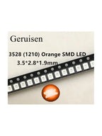 100pcs 3528 1210 5050 5730 1206 0603 0805 0402 LED SMD light emitting diode white red blue green yellow orange Kit 5colour