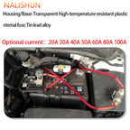 Car Audio Inline Fuse Holder 20A 30A 40A 50A 60A 80A 100A Circuit Breaker for Car Stereo Subwoofer Amplifier Refit Accessories