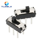 20PCS MSS22D18 Mini Miniature DIP Slide Switch 2P2T 6Pin Handle High 2MM For DVD Switch