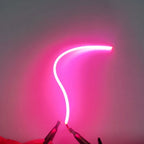 Free Cut Flexible COB LED Filament DC3V Edison Bulb Lamp Parts Diode Lighting 25mm-300mm Pink Red Ice-Blue 2700K +- On One Side