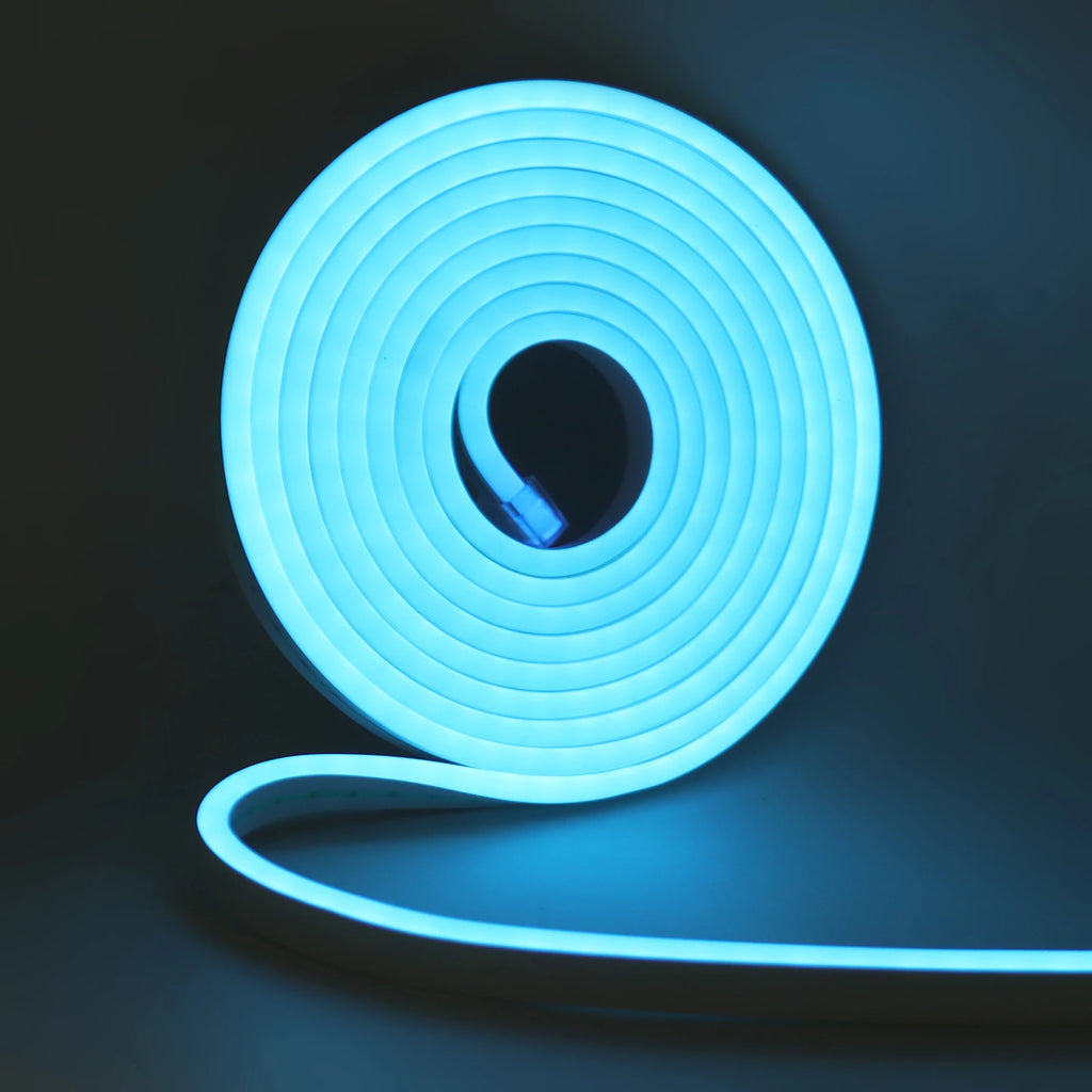 USB Neon LED Strip Light DC 5V 2835 120LEDs/M Waterproof Flexible Neon Rope Light Red Blue White Pink Green Tape Room Backlight