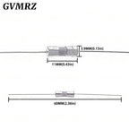 10PCS Quick Break 3.6X10MM Lead Wire Slow Blow Ceramic Fuse Tube 0.5A 1A 1.5A 2A 3A 3.15A 4A 5A 6.3A 8A 10A 15A 250V 3.6*10