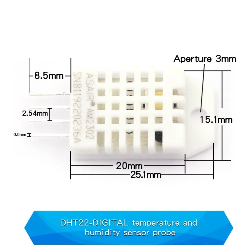 1PCS DHT22 DHT11 SHTC3 AM2320 Digital Temperature Humidity Sensor Module Board for Arduino Ultra-low Power High Precision 4pin