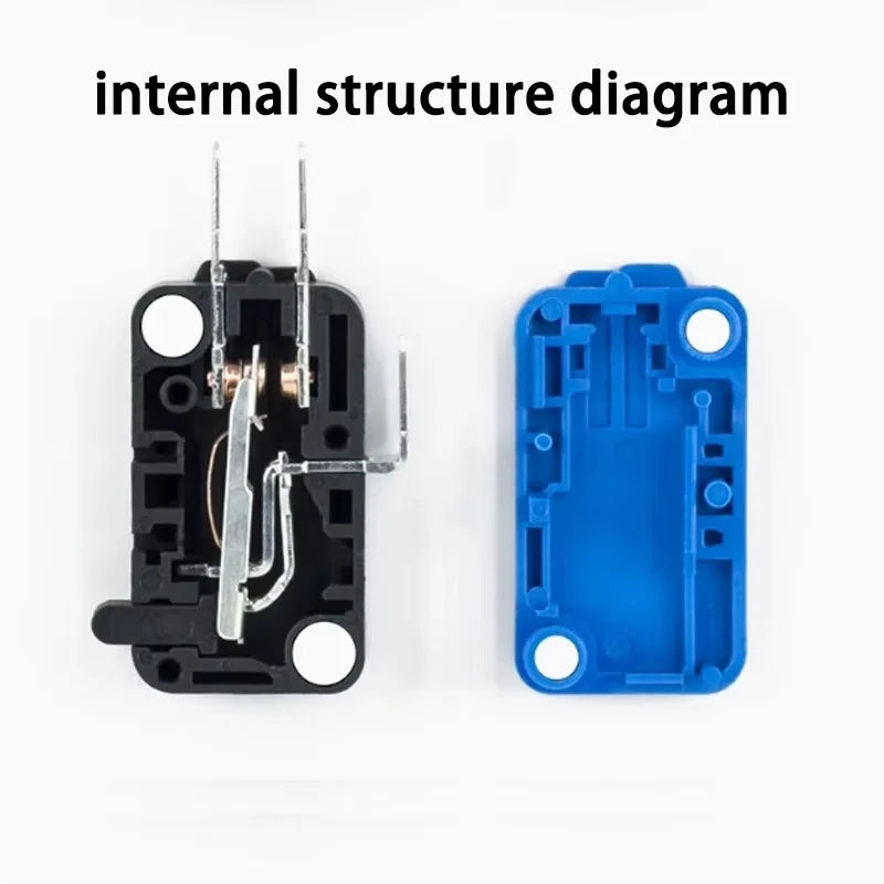 Micro Limit Switch CNTD CMV10‑001C, Snap‑Action Push Button Switch, Plastic Housing, 1NO 1NC 10A 250VAC, for Industrial Automati