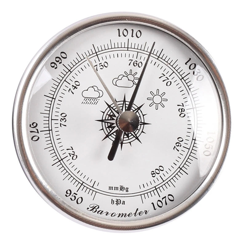 2025 New 72mm Barometer Temperature and Humidity Gauge Monitor Indoor Thermometer with Humidity for Home Wall Room Incubator