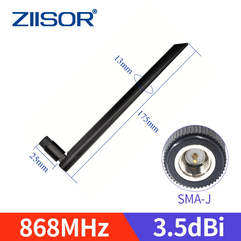 2pcs LoRa 868 MHz Antenna Omni 868M Lorawan Antennas for Communication Antennae SMA Male Foldable Mini Aerial High Gain 3.5dBi