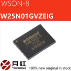 1/5/10PCS  W25N01GVZEIG 25N01GVZEIG W25N W25N01GV WSON-8 3V 1Gb Serial NAND Flash Memory Chip IC