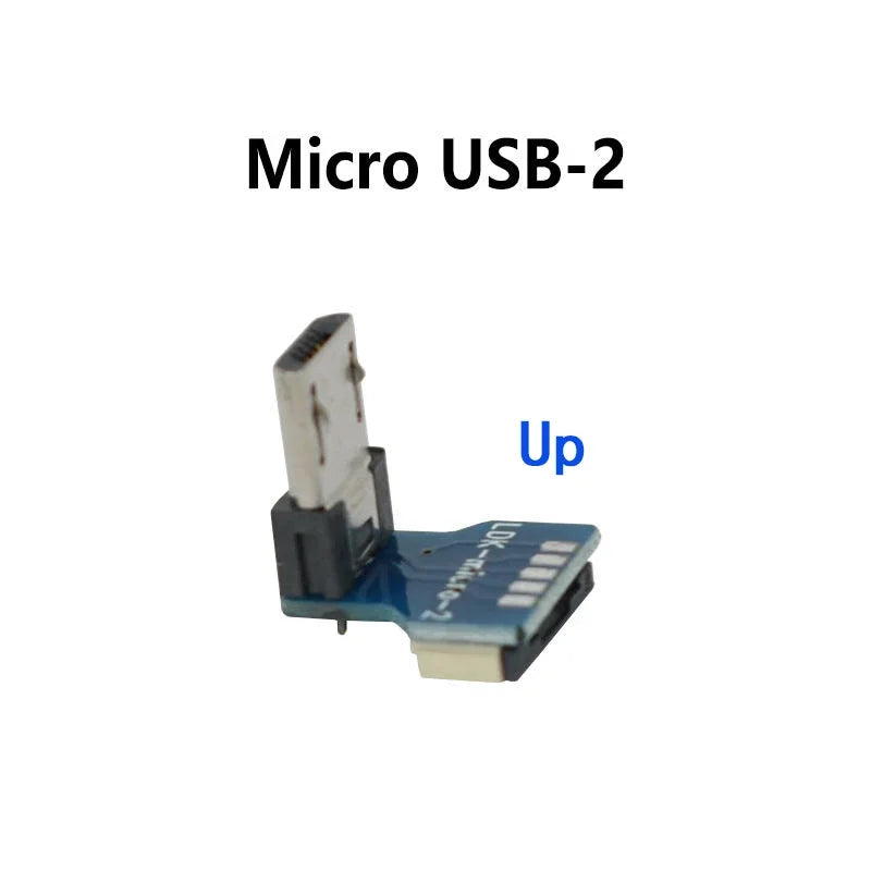 FFC Type-C Mini Micro USB Extension Ribbon Cable 90 FPV Slim Flat Soft flexible FPC charge FPV Brushless Handheld Gimbal monitor