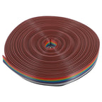 Flat Ribbon Cable 20p 1.0mm Pitch Flexible Wiring Harness Electric Component Connector for Data Signal Transmission