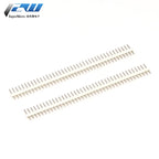 10PCS 1X40Pin Breakable Pin Header 2.54mm Single Row Male Header Connector PCB Pin Strip for Arduino Yellow/Green/White/Black