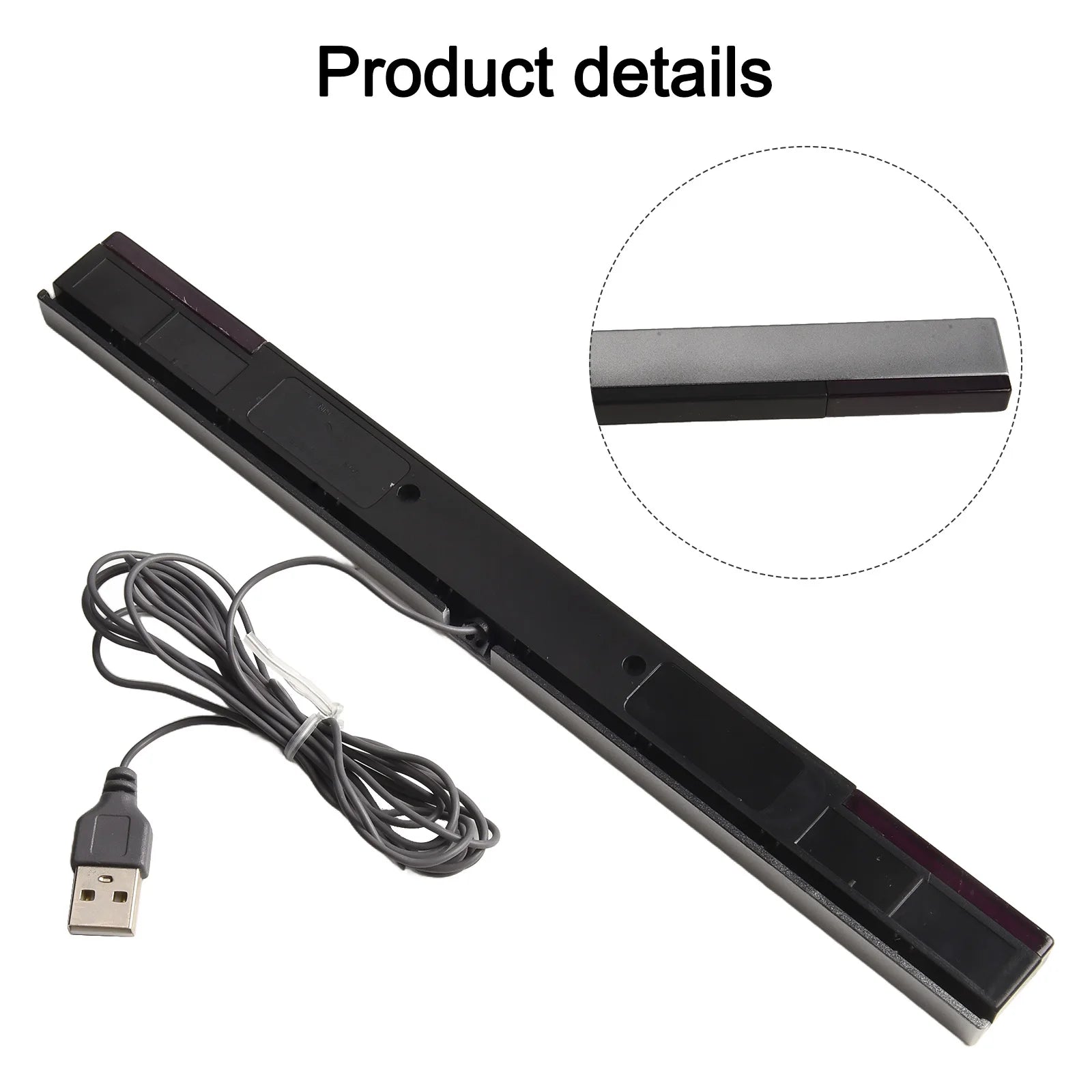 Remote Wired Infrared Receiver USB Wired Infrared Ray IR Sensor Bar Remote Motion Sensor Receiver For N S Wii For Wii U PC Stand