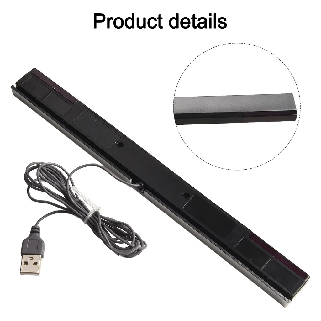 Remote Wired Infrared Receiver USB Wired Infrared Ray IR Sensor Bar Remote Motion Sensor Receiver For N S Wii For Wii U PC Stand