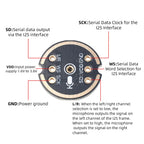MS3625 I2S MEMS Microphone Module High Anti-Interference Left Right Channel for ESP32 DSP Smart Voice Audio Development