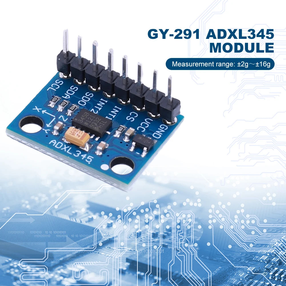 GY-291 ADXL345 Digital Three-Axis Acceleration of Gravity Tilt Module Acceleration Gravity Tilt Sensor Board for Arduino