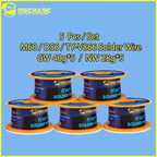 MECHANIC High Purity Rosin Core Solder Wire 0.2mm/0.3mm/0.4mm/0.5mm/0.6mm/0.8mm/1.0mm for Phone PCB Motherboard Repair 5PCS Pack