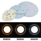 2PC LED Downlight PCB Plate 9W 12W 18W 24W Round Shape Lighting Source Panel 300mA SMD5730 For High Power Sport Lamp Replace DIY