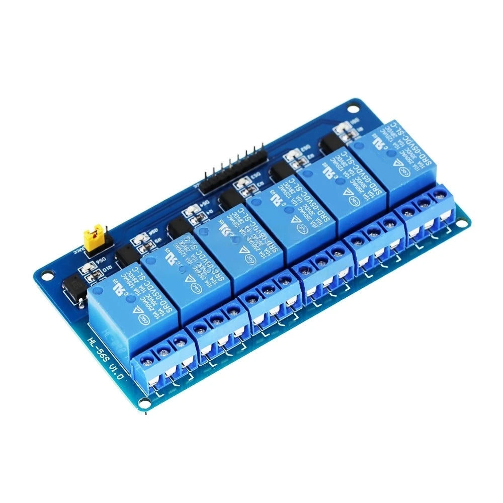 DC 5V 12V 1 2 4 6 8 way relay module for arduino 1 2 4 6 8 channel relay module with optocoupler High and Low Level Trigger