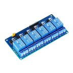 DC 5V 12V 1 2 4 6 8 way relay module for arduino 1 2 4 6 8 channel relay module with optocoupler High and Low Level Trigger
