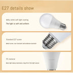 8Pcs E27 LED Bulbs AC 110V 220V 230V Boasting 3W 10W 20W 24W Lamp Warm White for Bedroom Balcony Lighting