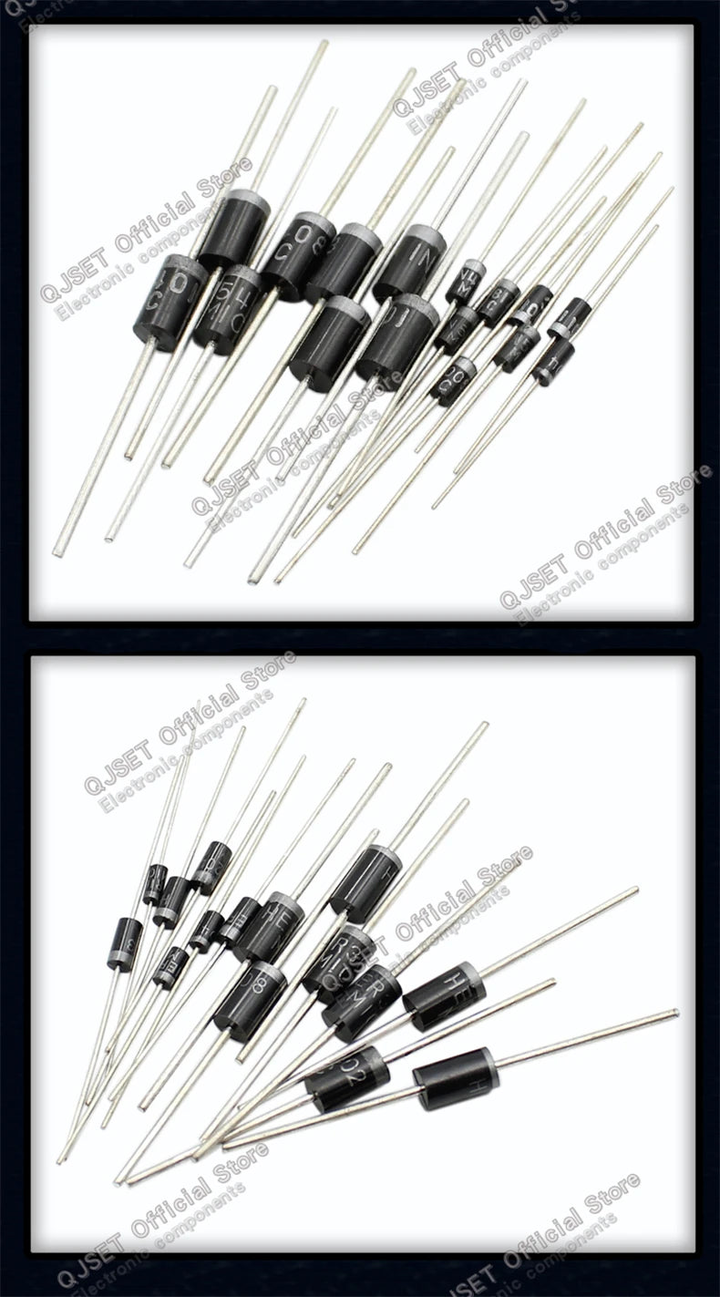 100/140/150pcs DIP Diode Set 1W 3V 3.3v 3.6v 3.9 4.3V-30V Zener Diode Pack IN5408 1N4007 1N4148 1N5819 FR107 IN5399 FR207 IN5822