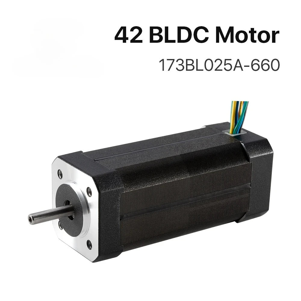 Nema17 105W BLDC Motor 42mm 3-Phase 4000Rpm 24VDC Square Brushless Motor with Hall-Sensor For 3D Printer