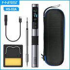 FNIRSI HS-02 Smart Electric Soldering Iron 100W 450° Adjustable Constant Temperature Portable Digital Soldering Station Welding