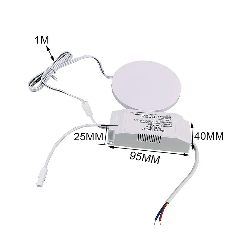 110-220V Wooden Touch Sensor Switch Penetrable Switch Sensor LED Control Switch for 220V Smart Home LED Lighting