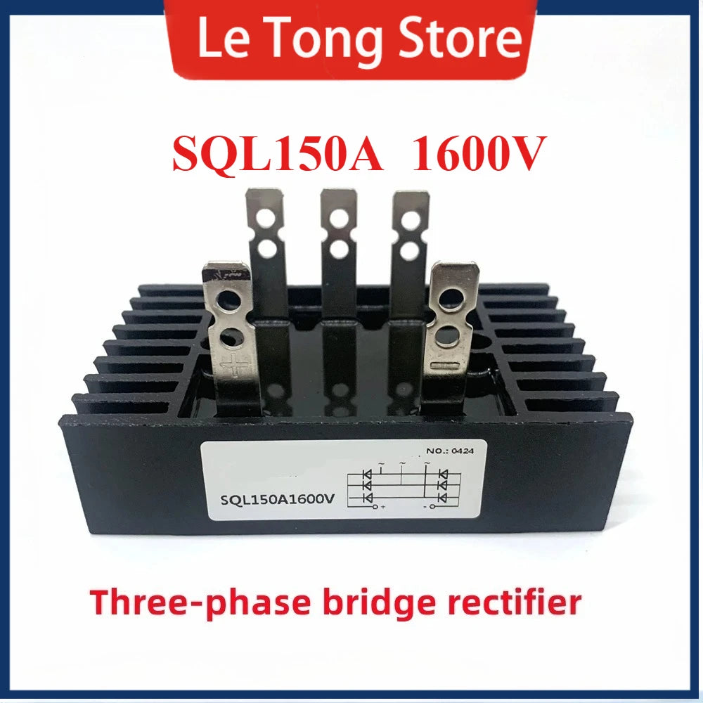Single-phase bridge module rectifier SQL100A 150A 1000V 1600V   Three-phase bridge rectifier