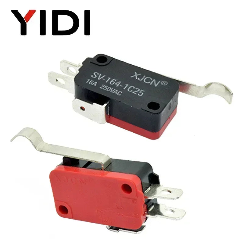 V-15 V-151 V-152 V-153 V-154 V-155 V-156-1C25 Microswitch SPDT Momentary Travel Mini Micro Limit Switch 1NO1NC Roller Lever Arm
