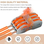 Quick Wire Connectors Multi-circuit Splicing Butt Fast Electrical Connector Universal Push-in Lever Nuts Cable Terminal Block