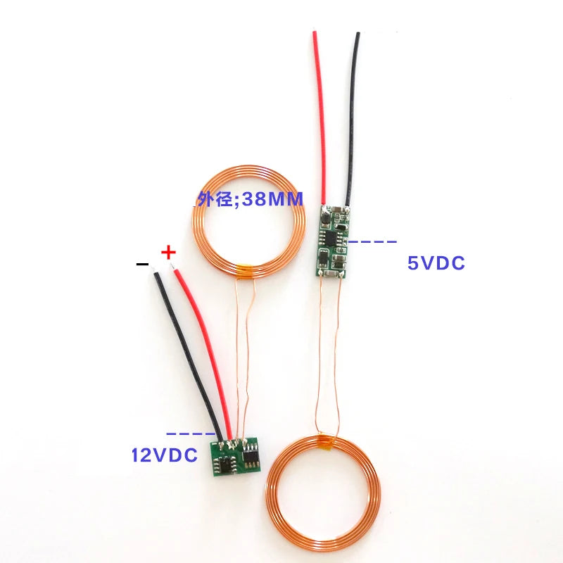 DC 5V Wireless Charging Module Wireless Power Supply Coil Induction Transmitter + Receiver Electronics Charger