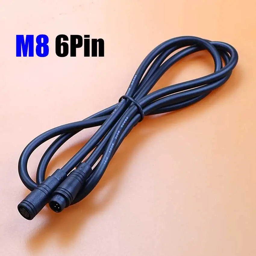 1pcs M6 M8 Waterproof Wire Aviation Plug Connector 2 3 4 5 6 Pin Core Male to Female Electric Butt Adapter Cable Extension Cord