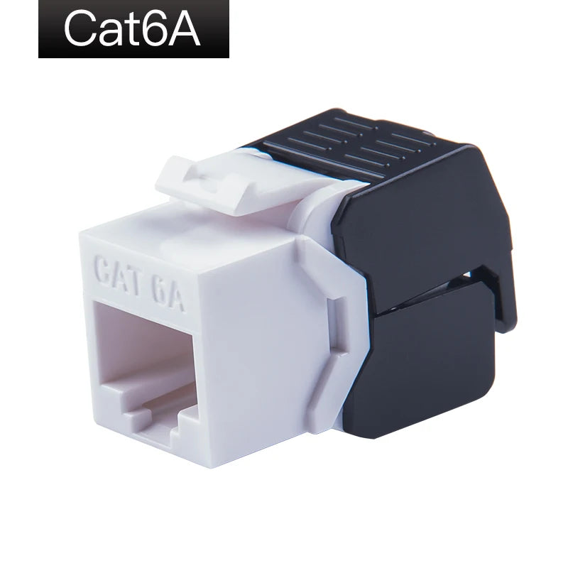 Linkwylan RJ45 Keystone Jack Cat5e Cat6 6A Multi Colors  Toolless UTP To LSA Network Modules Tool-Free Connection