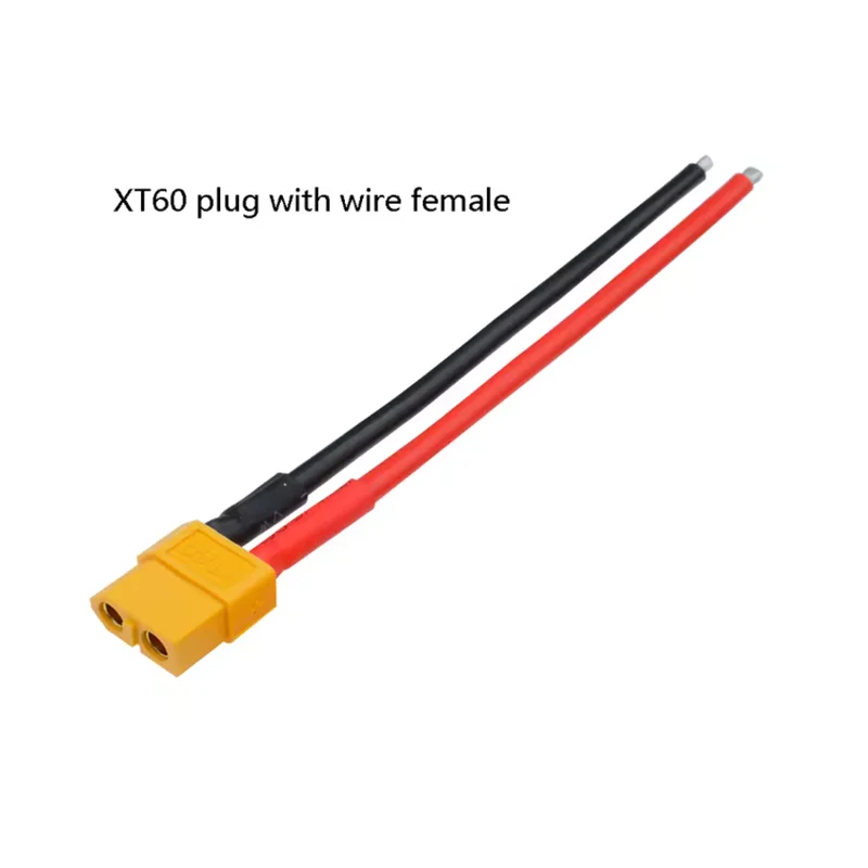 XT60 Female / Male Plug Battery Parallel Connector with Silicone Flexible Wire14AWG for RC Lipo Battery Motor